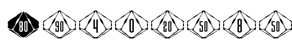 Steampips font preview